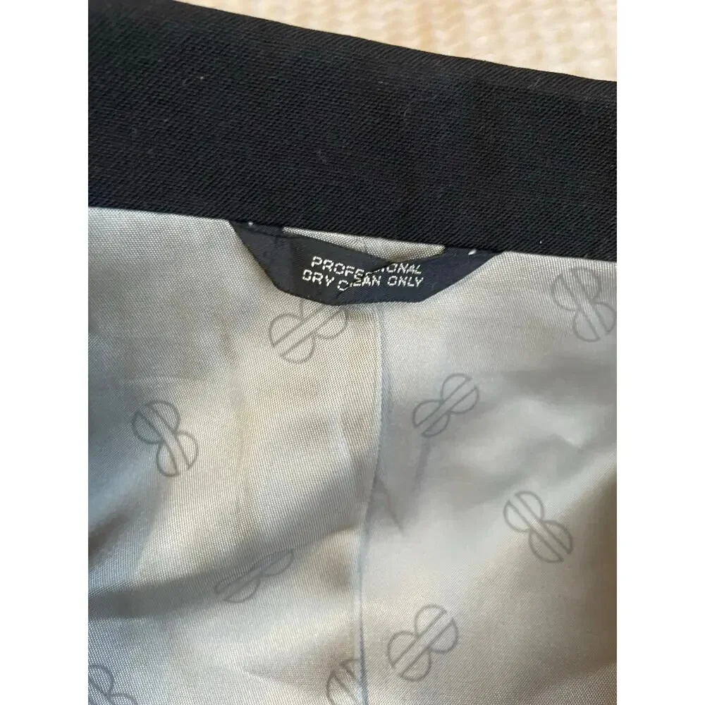 Bill Blass Classic Men's Event Wear Black Single Button Tuxedo Blazer Size 41 L